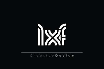 LXF Creative Unique Modern Letter Logo Design