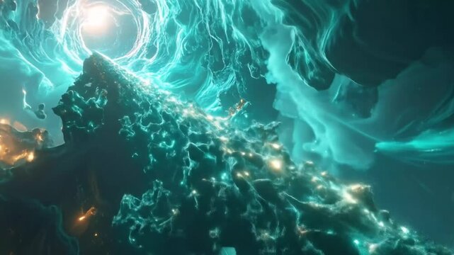 Cosmic Nexus - A Journey Through Interdimensional Energy Flows.