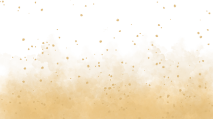 Dust and sand clouds on transparent background. Realistic dust clouds. Brown crumbly ground smoke effect, environmental pollution.	