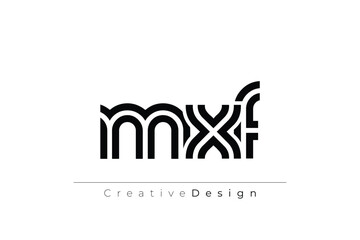 MXF Creative Unique Modern Letter Logo Design