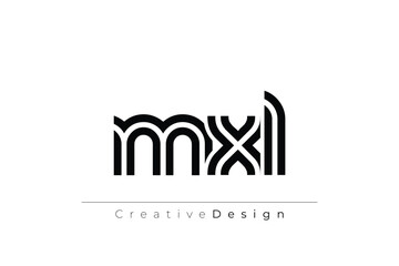 MXL Creative Unique Modern Letter Logo Design
