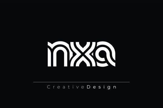 NXA Creative Unique Modern Letter Logo Design