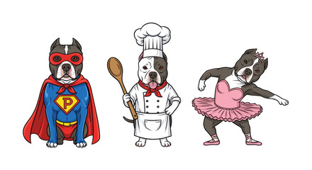 Caper Trio: Superhero, Chef, and Dancer Showdown