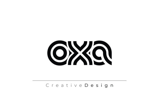 OXA Creative Unique Modern Letter Logo Design