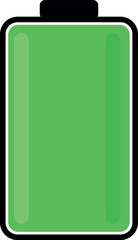 Battery charge level indicator. Charge battery level icon