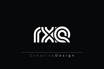 RXE Creative Unique Modern Letter Logo Design