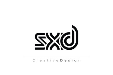 SXD Creative Unique Modern Letter Logo Design