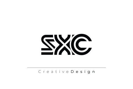 SXC Creative Unique Modern Letter Logo Design