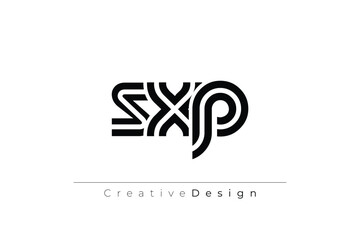 SXP Creative Unique Modern Letter Logo Design