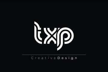 TXP Creative Unique Modern Letter Logo Design