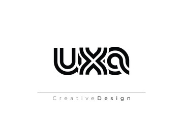 UXA Creative Unique Modern Letter Logo Design