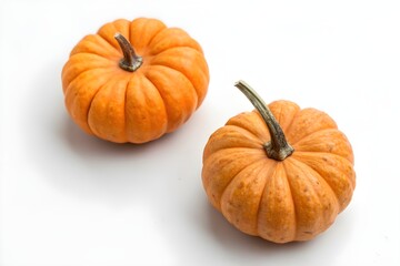 Pumpkins isolated on white background