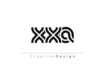 XXA Creative Unique Modern Letter Logo Design