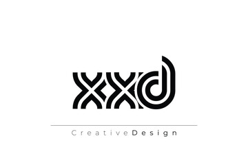 XXD Creative Unique Modern Letter Logo Design