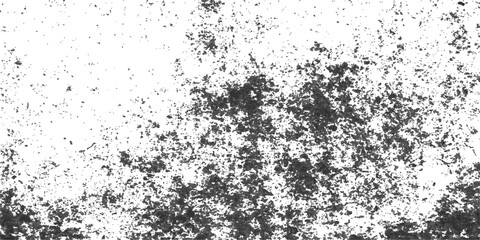 Fototapeta premium Black and white abstract grunge texture design pattern with a vintage floral border illustration for a dirty old wallpaper frame