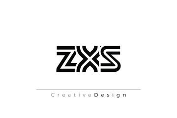 ZXS Creative Unique Modern Letter Logo Design