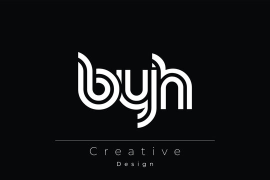 BYH Creative Unique Modern Letter Logo Design