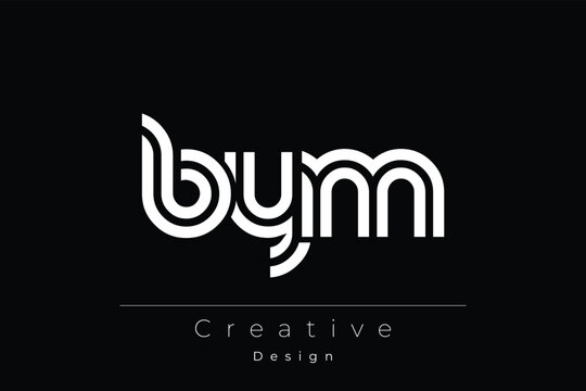 BYM Creative Unique Modern Letter Logo Design