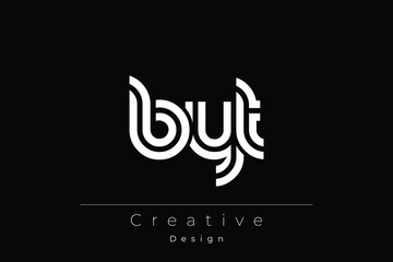 BYT Creative Unique Modern Letter Logo Design