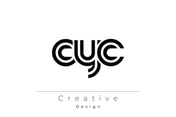 CYC Creative Unique Modern Letter Logo Design