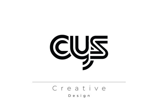 CYS Creative Unique Modern Letter Logo Design