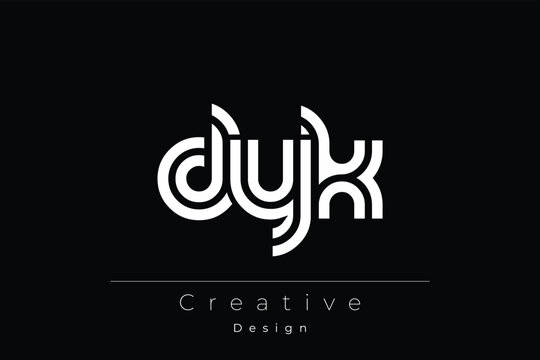 DYK Creative Unique Modern Letter Logo Design