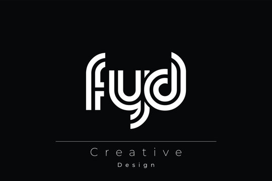 FYD Creative Unique Modern Letter Logo Design