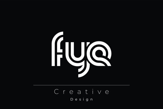 FYE Creative Unique Modern Letter Logo Design