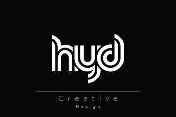 HYD Creative Unique Modern Letter Logo Design