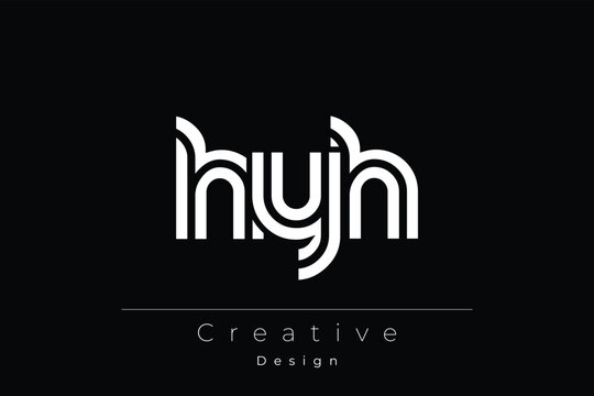 HYH Creative Unique Modern Letter Logo Design