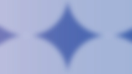 Abstract blue and purple gradient background with blurred star shapes, creating a dreamy and ethereal atmosphere for creative projects isolated on transparent background