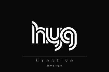 HYG Creative Unique Modern Letter Logo Design