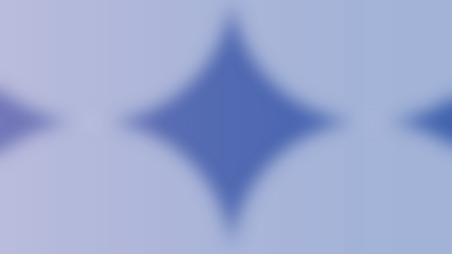 Abstract blue and purple gradient background with blurred star shapes, creating a dreamy and ethereal atmosphere for creative projects isolated on transparent background