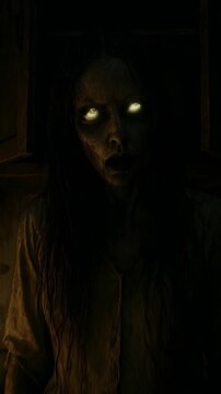 Blood-Red Demon doll, vertical video suitable for social media
