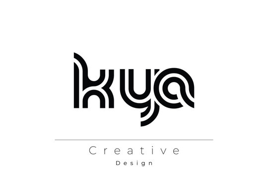 KYA Creative Unique Modern Letter Logo Design