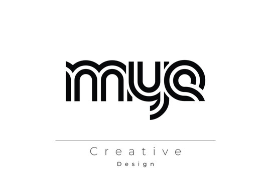 MYE Creative Unique Modern Letter Logo Design