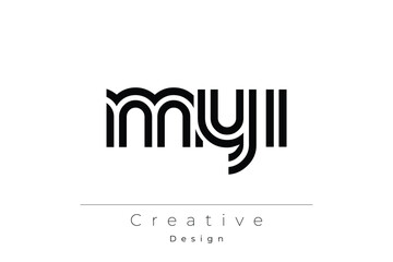 MYI Creative Unique Modern Letter Logo Design