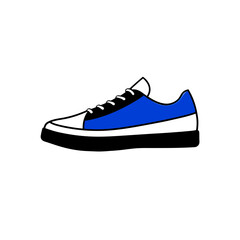 Blue Sneakers Sport Shoes Pair Transparent Background