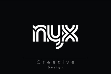 NYX Creative Unique Modern Letter Logo Design