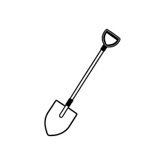 Green Garden Shovel Small Tool Transparent Background