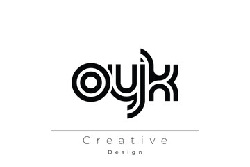 OYK Creative Unique Modern Letter Logo Design