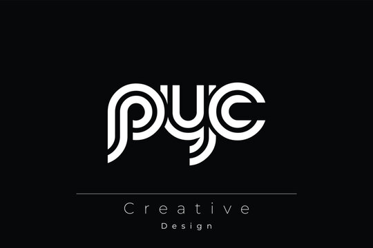 PYC Creative Unique Modern Letter Logo Design