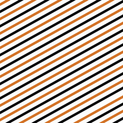 Halloween pattern Black & Orange lines