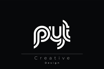PYT Creative Unique Modern Letter Logo Design