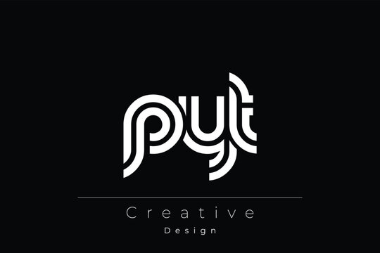 PYT Creative Unique Modern Letter Logo Design