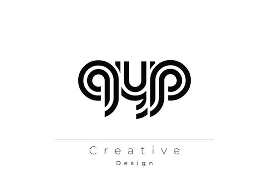 QYP Creative Unique Modern Letter Logo Design