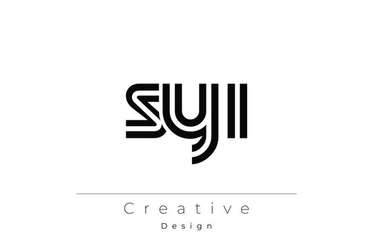 SYI Creative Unique Modern Letter Logo Design