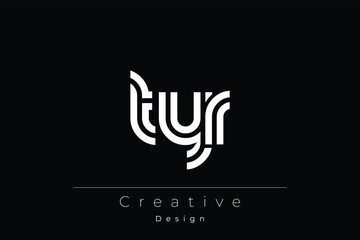 TYR Creative Unique Modern Letter Logo Design