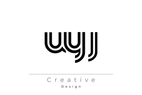 UYJ Creative Unique Modern Letter Logo Design