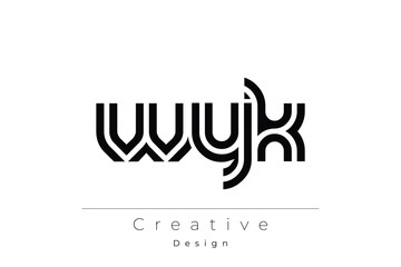 WYK Creative Unique Modern Letter Logo Design